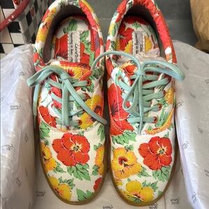 Laura Britt Vintage Susan floral shoes size 7.5/8 never worn